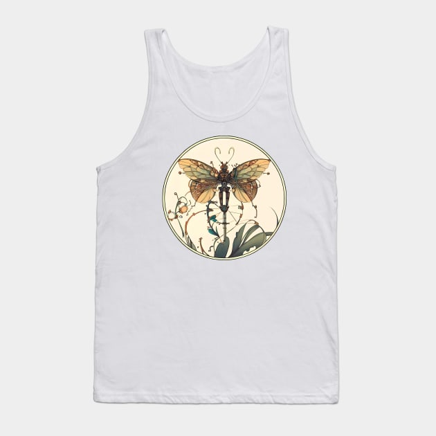 Mech Moth Tank Top by Once Upon A Tee